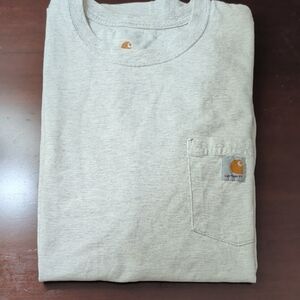 Carhartt Men's Light Gray Short Sleeve Tee